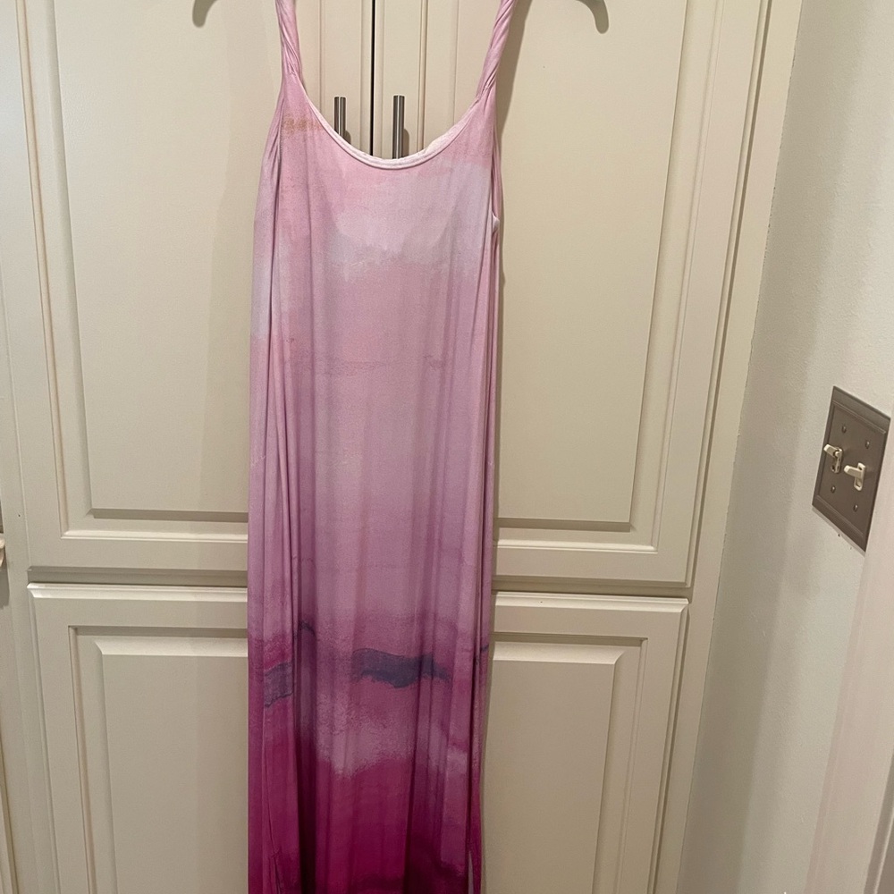 Soma Ombre Maxi Dress with twisted strap and built in shelf bra. - Picture 3 of 5
